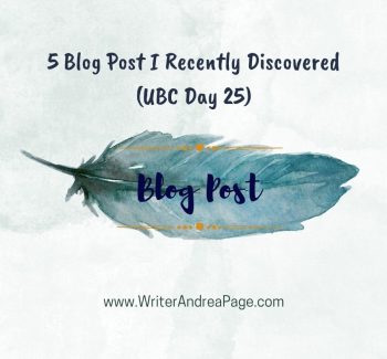5 blog post I discovered (UBC Day 25)